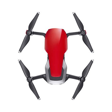 mavic air fly  combo flame red dji drones touch  modern
