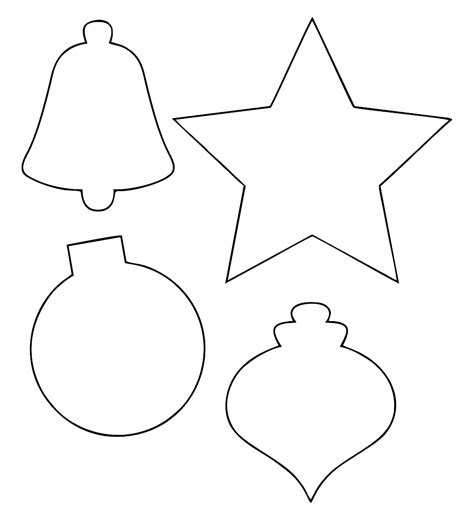 christmas tree ornament patterns printable