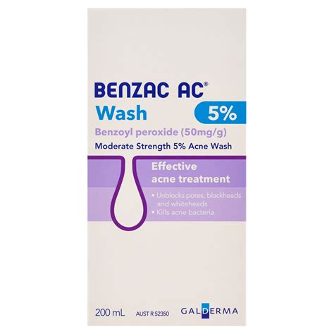 Benzac Ac Wash 5 200ml Amals Discount Chemist