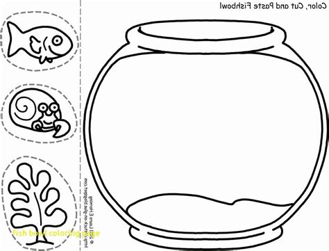 fish bowl coloring page  getdrawings