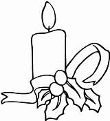 Candle Coloring Pages Light Night sketch template