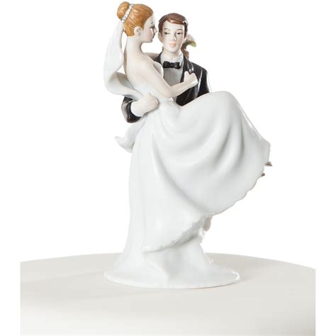 small groom holding bride traditional cake topper figurine ebay