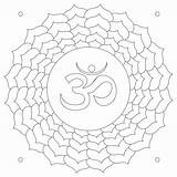 Coloring Pages Chakra Getcolorings sketch template