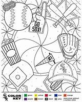 Mlb Sox Numbers Whitesox sketch template