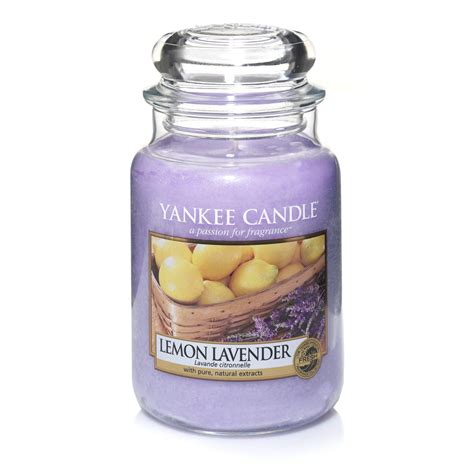 yankee candle large jar scented candle lemon lavender    hours burn time amazoncouk