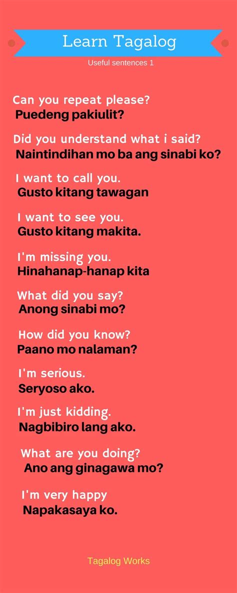 pin  riza  tagalog tagalog words filipino words learn english words