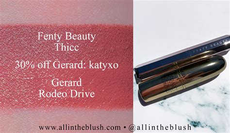 fenty beauty thicc mattemoiselle plush matte lipstick dupes all in