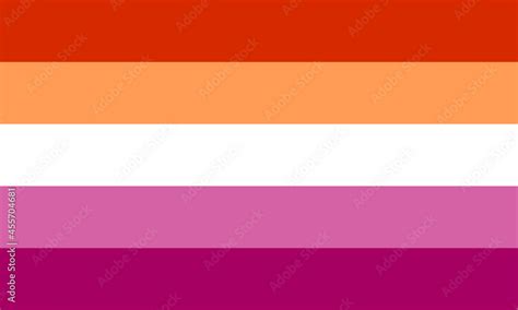 vecteur stock lesbian pride flag background graphic design icon sign