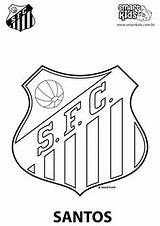 Santos Futebol Clube Emblema sketch template