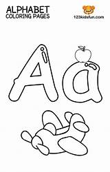 Alphabet 123kidsfun Worksheets Sheets Preschoolers Airplane sketch template