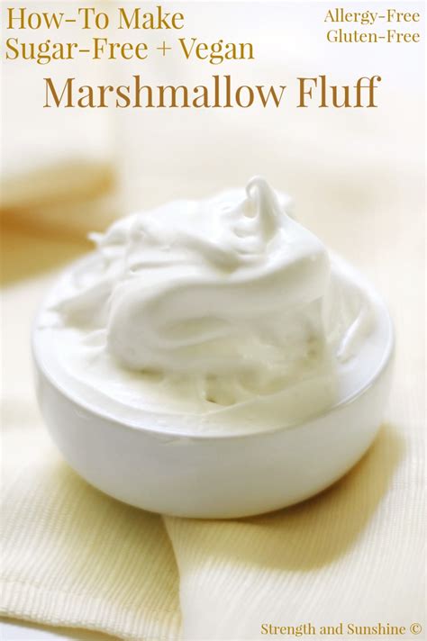 How To Make Sugar Free Vegan Marshmallow Fluff