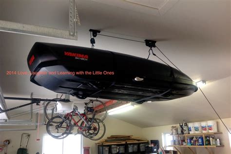 love laughter  learning     diy roof mount cargo box lift