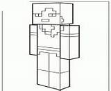 Alex Minecraft Coloring Pages sketch template