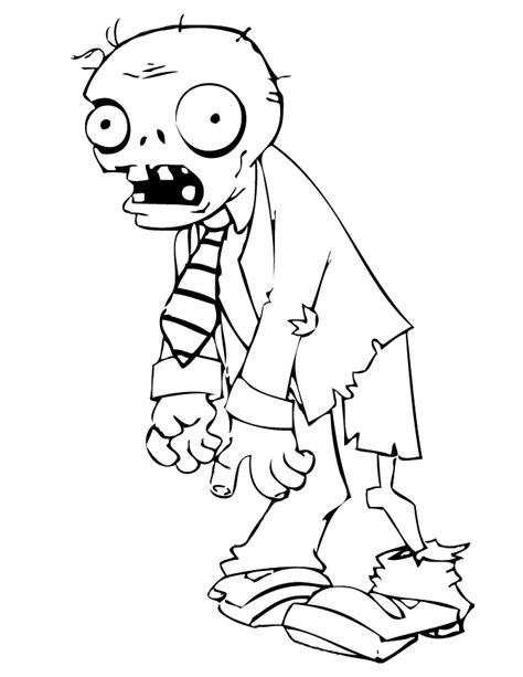 plants  zombies zombie coloring page   coloring pages