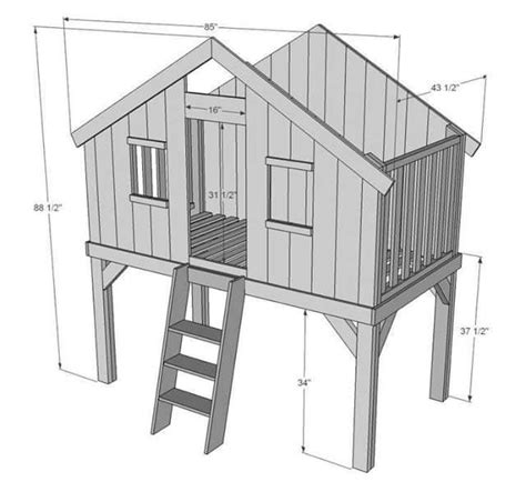 tree house bed tree house plans house beds diy loft bed diy bed casas club build