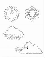 Weather Coloring Pages Kids Preschool Printable Seasons Drawing Clipart Kindergarten Colouring Color Four Sheets Rain Cloud Stratus Colorings Getcolorings Drawings sketch template