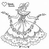 Crinoline Lady Embroidery Patterns Vintage Hand Transfers Pattern Flickr Hardanger Transfer Designs Stare Vacant Notwithstanding Slightly Another Pretty She Cute sketch template