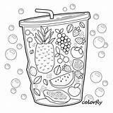 Juice Fruit Coloring Colorfly Freebie Enjoy Printable Pages Color Colouring Friends Instagram sketch template