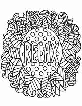 Coloring Relax Pages Relaxing Printable Kids Supercoloring Adults Drawing Books Categories Quotes Search Paper Medium sketch template