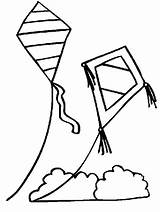 Kites Pipas Kite Nuvens Entre Clipartmag Tudodesenhos sketch template