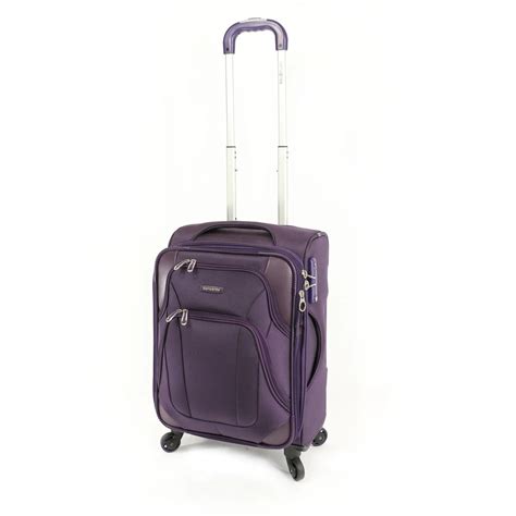 Samsonite Dakar Lite Carry On Luggage Small Purple Travel
