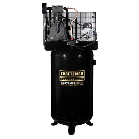 craftsman  gallon  rhp oil lubricated professional air compressor  max psi   stage