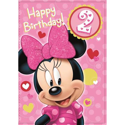 minnie mouse birthday cards assorted ebay