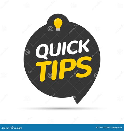 quick tips icon badge top tips advice note icon stock vector illustration  guide creative