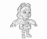 Legends League Tristana Armored Coloring Pages sketch template