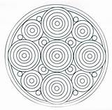 Mandalas Circulos Pintar Malen Ausmalen Lluvia Gotas Kombinationen Florales Verschiedenen Vorlagen Geometrische Grundschule Zirkel sketch template