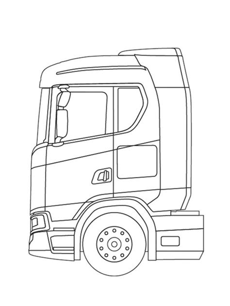 scania semi truck coloring page funny coloring pages