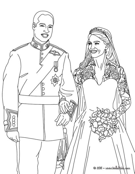 royal princess coloring pages prince william  kate middleton