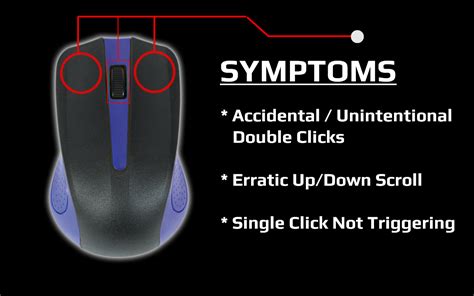 computer mouse repair click buttons  scroll wheel