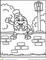 Humpty Dumpty Coloring Preschool Fairy Worksheets Tales Pages Nursery Rhyme Drawing Rhymes Theme Kids Kindergarten Worksheet Printable Tale Colouring Crafts sketch template