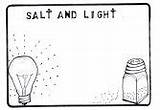Salt Lessons Parables sketch template
