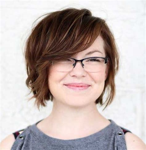 Best Pics Of Layered Short Hair For Round Face Short