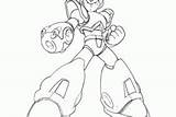 Coloring Pages Mega Man Printable Megaman Comments Bosses Coloringhome sketch template