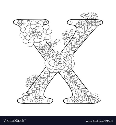 letter  coloring pages  adults letter  coloring pages twisty