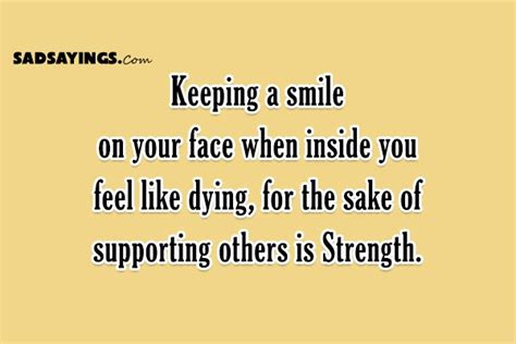 sad sayings  fake smile sadsayingscom page