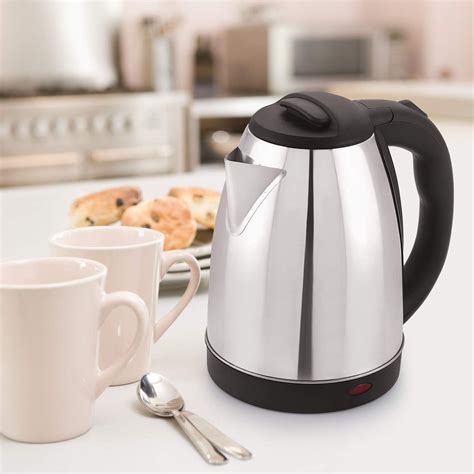 bms lifestyle electric kettle  liters  watts stainless steel