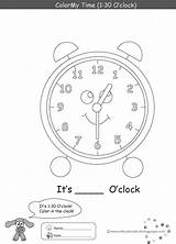 Learning Time Coloring Pages sketch template