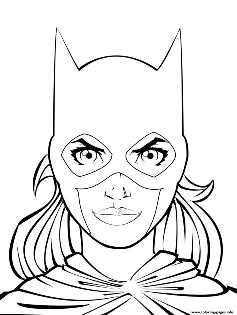 supergirl batgirl coloring page printable