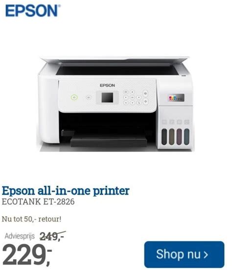 epson    printer ecotank   aanbieding bij bcc