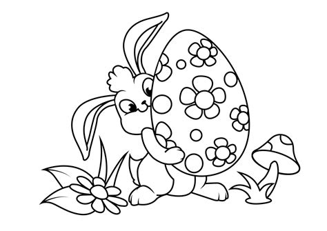 imagenes  colorear conejos de pascua background marca