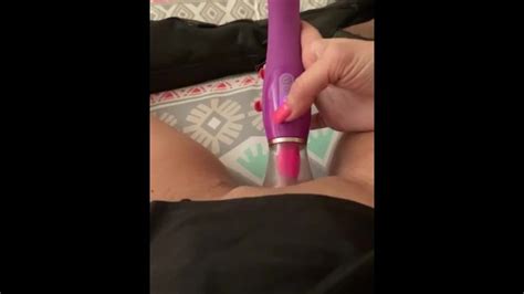 tongue toy on my clit