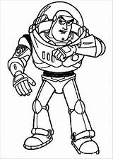 Buzz Lightyear Coloring Pages Toy Story Disney Standby sketch template