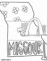 Coloring Missouri Pages Doodle Alley States Map United Them Usa Print Getcolorings Mediafire Silhouette Vinyl Everywhere Anywhere Documents Access Single sketch template