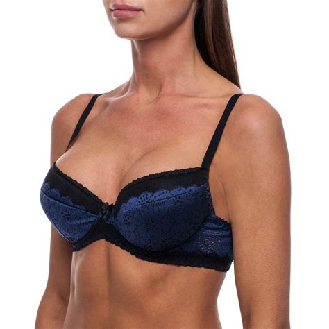 sexy push up bra comfort padded lace sexy plunge t shirt half cup bras