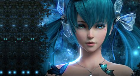 blue hair anime girl hd anime  wallpapers images backgrounds   pictures