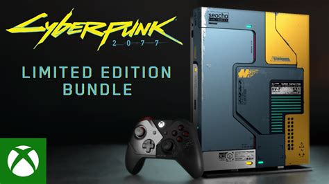 La Xbox One X édition Spéciale Cyberpunk 2077 Officiellement Annoncées
